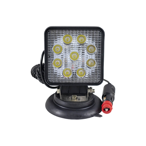 PROIECTOR DE LUCRU CU LED. PATRAT. LUMINA CONCENTRATA. BAZA MAGNETICA JBM